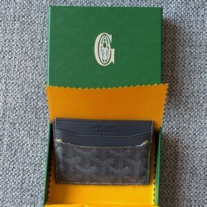Goyard Gray Card Holder